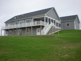 Exterior again and the grass is growing real nice